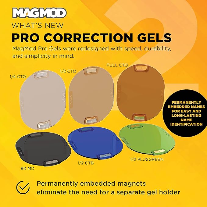 MagMod Professional Flash Kit 2, Photography Lighting Flash Diffuser Set, Magnetic Light Diffuser Attachments, Lightweight MagMod Modifiers, Superior Light Control