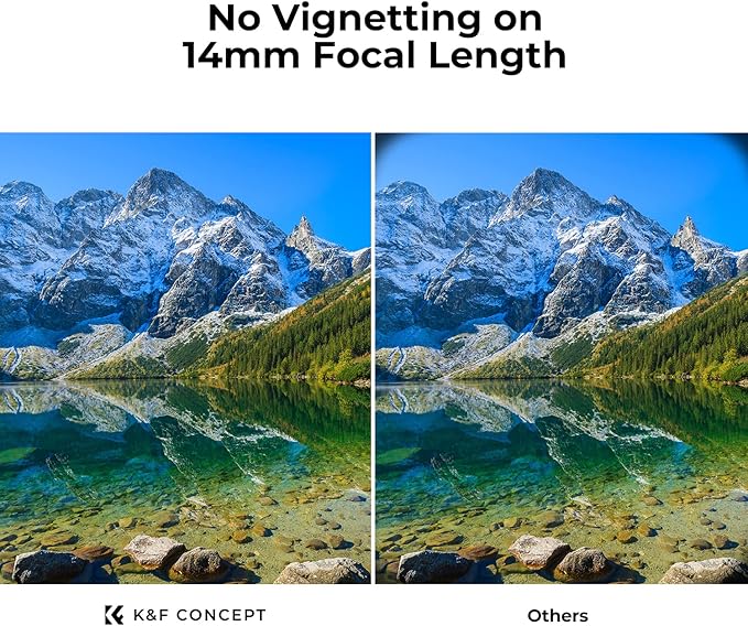 K&F CONCEPT 62mm Circular Polarizer Filter Ultra-Slim 18 Multi-Coated Optical Glass Circular Polarizing Filter for Camera Lenses with Cleaning Cloth (K Series)