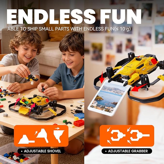 SKYBREAKER Toy Drones for Kids,Mini Small Indoor Micro Tiny Drones for Age 8-12 10-15 12-14 with LED Lights, 3 Speeds,Shipping Small Parts, RC Quadcopter Gifts for Boys and Beginners