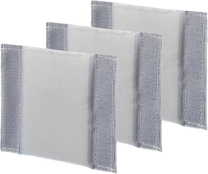 PATIKIL Camera Bag Divider, 3Pcs 4.72"x3.54"x0.31" Shockproof Camera Bag Inserts Separator Pad Protective Lens for Nikon Camera DSLR Protect Bag Organizer Universal Divider Cushion, Gray
