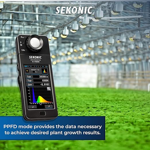 Sekonic C-7000 Spectrometer Spectrum Analyzer - Portable Handheld Tool for Precision Color Control & Interpretation for Home, Designer's Firm, Engineering Lab & Industrial Use