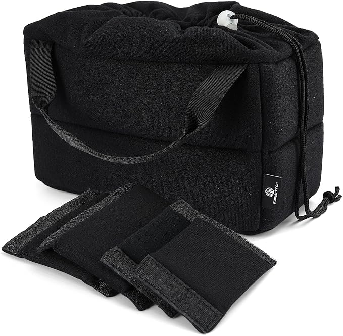 Koolertron Shockproof Camera Photo Bag for SLR TLR Camera Insert Partition Padded Case,Can be Put Directly Into the SLR Camera Bag With Freely Adjustable Compartment