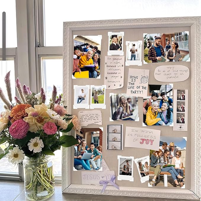 432 Pcs Photo Corners, Self Adhesive Picture Corners, Acid Free Corner Stickers for Scrapbooking, Photo Mounting Corners for DIY Scrapbook, Photo Album, Memory Books (White)