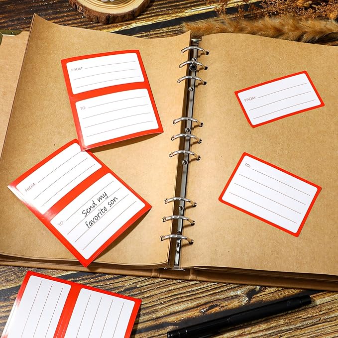 to from Return Address Mailing Labels 60 Pcs Blank Self Adhesive Mail Shipping Label 4.5x3.5Inch Postage Guaranteed Stickers Handwriting to/from Address Tags for Package, Gift, Mailing Box, Envelopes