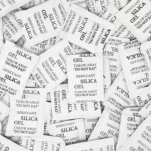 Silica Gel Packets - 100 PCS 2 Gram Desiccant Packs for Storage Dry Packets for Electronic Products Jewelry Cameras Clothes Books Iron Tools Precision Instruments