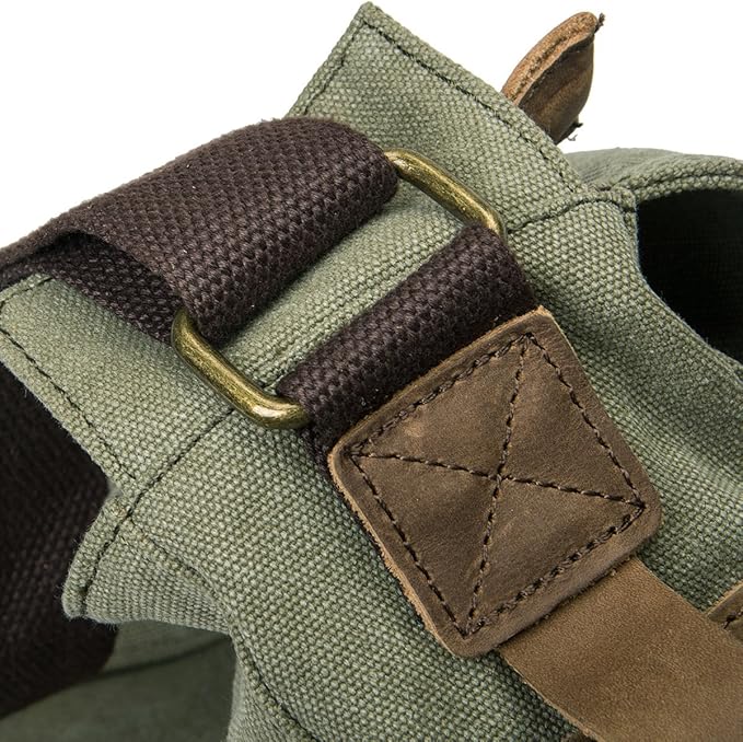 Men's Lightweight Vintage Waterproof Canvas DSLR SLR Shockproof Camera Shoulder Messenger Bag Sling Bag