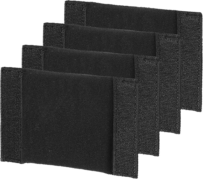 PATIKIL Camera Bag Divider, 4Pcs 5.51"x3.78"x0.55" Shockproof Camera Bag Inserts Separator Pad Protective Lens for Nikon Camera DSLR Protect Bag Organizer Universal Divider Cushion, Black