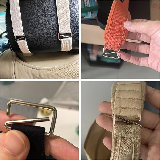 12 Pack Webbing Straps Connector Buckles Metal Non-Sewing 1 Inch Webbing Connecting Clip Extender Tactical Molle Pouch Holder Adapter for Binocular Harness Strap Hiking Backpack EDC Pouches