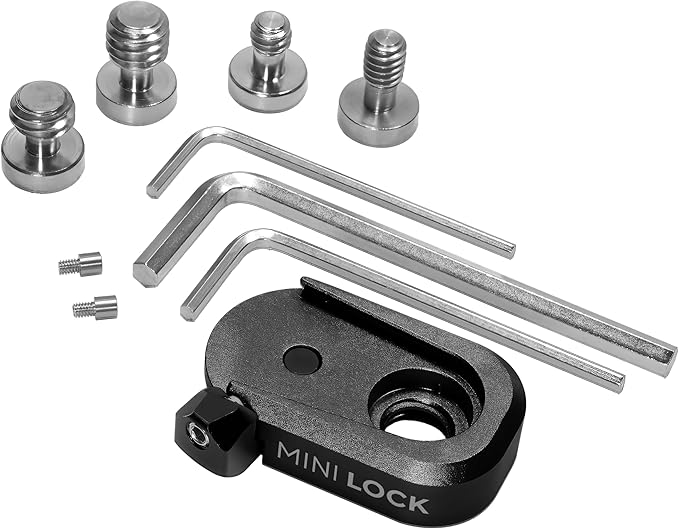 KONDOR BLUE | Mini Lock Quick Release Female Plate | Raven Black