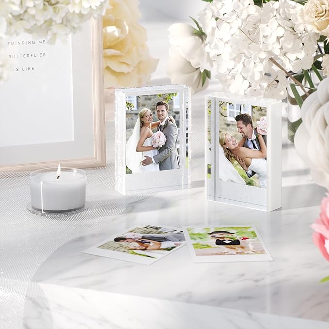 WINKINE Polaroid Frame for Photos, Instax Frame, 2x3 Mini Picture Frames for Fujifilm Instax Mini Film, Polaroid Film Frames for Desktop, 2x3 Small Photo Display
