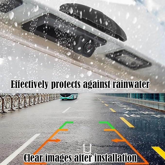 Car Backup Camera Rain Shield Cover, Black Waterproof Silicone Protector Rear View Protection Guard for Automotive Reverse Camera Anti-Rain Protective Accessories