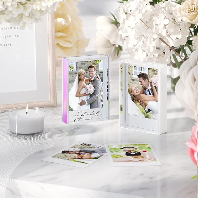WINKINE Instax Frame, Polaroid Frame for Photos, 2x3 Small Picture Frames for Fujifilm Instax Mini Film, Mini Polaroid Photo Frames, Small Picture Display for Valentine Day Gift for Her Him