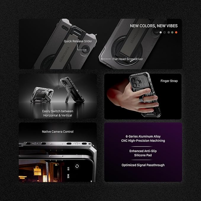 Tilta Khronos Ultimate Kit for iPhone 16 Pro Max (Black, iPhone 16 Pro Max)