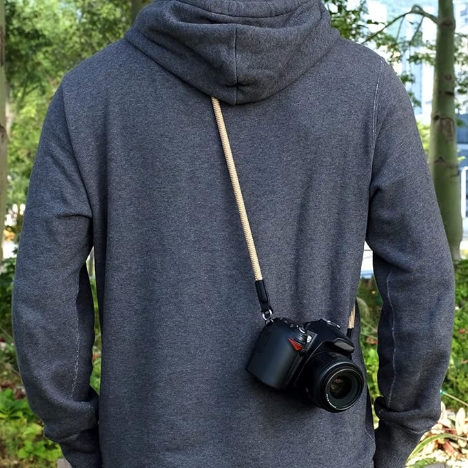 Vintage Camera Neck Strap,Nylon Rope Camera Shoulder Straps for Photographers Film DSLR
