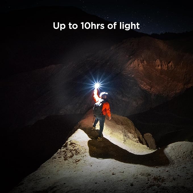 BLACK+DECKER LED Work Light, 300 Lumens AA Battery-Powered Utility Light, 3 Brightness Levels & SOS Mode, 2 Magnet Mounts, Pocket Clip, Compact Lightweight & Portable, Weather Resistant, 10 Hour Power