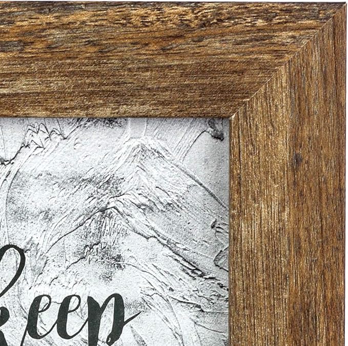 kennethan Rustic Brown 5x7 inch Picture Frame 1 pcs Wooden frame for table or wall,for home decoration,holiday gift