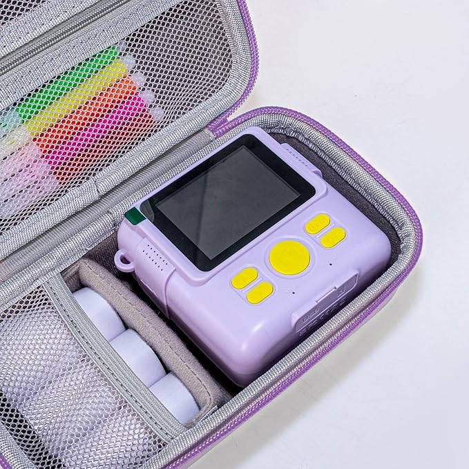CltrCr Universal Kids Camera Case,for ESOXOFFORE for Dylanto for Anchioo for WEEFUN for GKTZ for Amzelas for Mafiti Instant Print Camera for Kids, Film Camera Storage Holder Organizer Bag (Case Only)