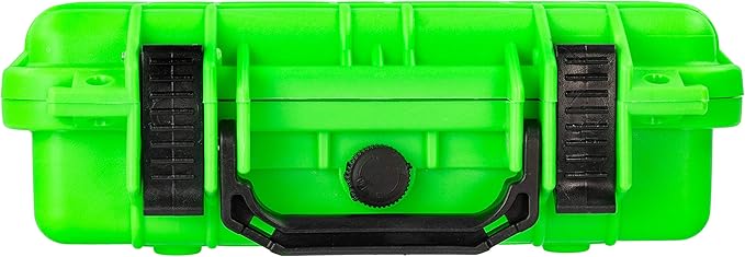 Eylar Protective Gear and Camera Hard Case Waterproof Dry Box with Foam 11.6 Inch 8.3 Inch 3.8 Inch (Neon Green)