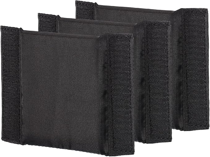 PATIKIL Camera Bag Divider, 3Pcs 4.72"x3.54"x0.31" Shockproof Camera Bag Inserts Separator Pad Protective Lens for Nikon Camera DSLR Protect Bag Organizer Universal Divider Cushion, Black