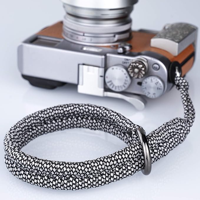 Wrist Strap for DSLR/Mirrorless Camera, Quick Release Hand Strap with Safer Connector (Off-white)
