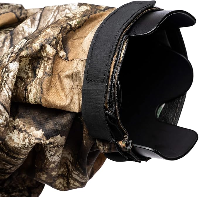 Think Tank Photo Emergency Rain Covers for DSLR and Mirrorless Cameras with 70-200mm Lens - Medium (Realtree APX Camouflage)