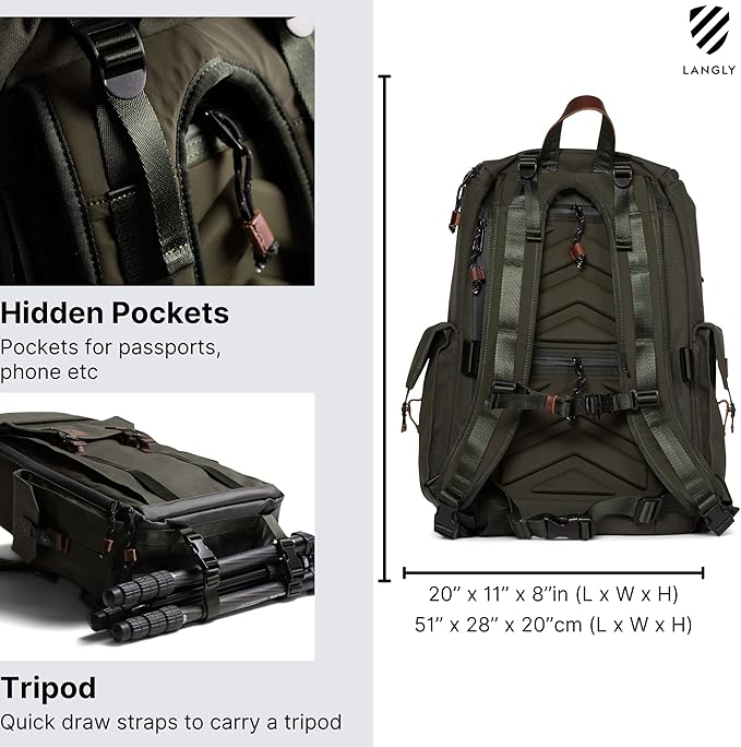 Langly Multi Globetrotter Camera Backpack
