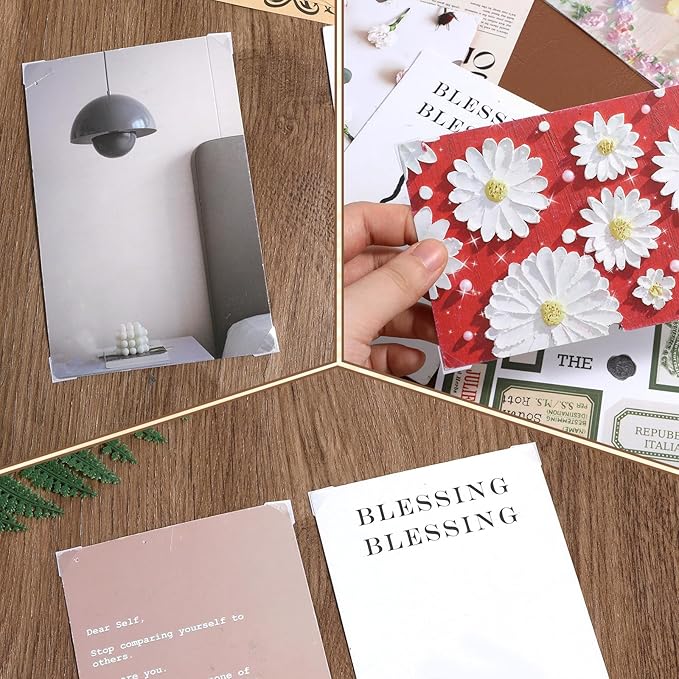 20 Sheets (2024 Pcs) Clear Picture Corners for Scrapbooking, Self Adhesive Photo Corner Stickers PVC Paper Mounting Corners for Picture Album DIY Memory Books Personal Diary