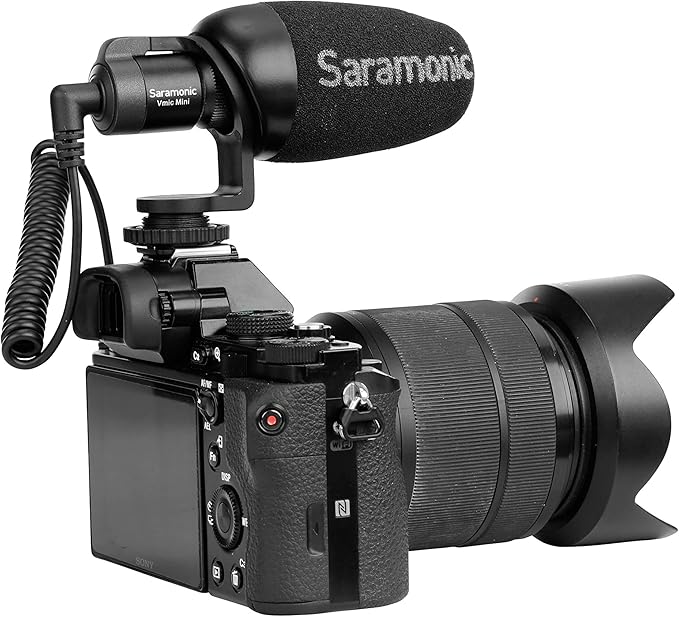 Saramonic VMICMINI Vmic Mini Shotgun Microphone (VMICMINI), Black