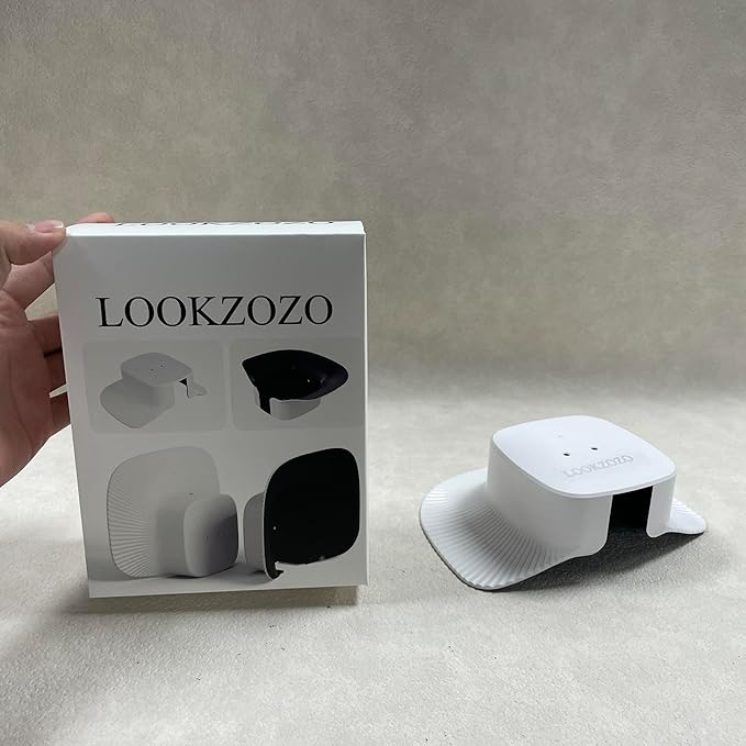 LOOKZOZO Sun Rain Shade Cover for eufy Security SoloCam S340 - Weatherproof Protective Shield, UV Resistant, Rainproof, Dustproof, and Anti-Wind Design