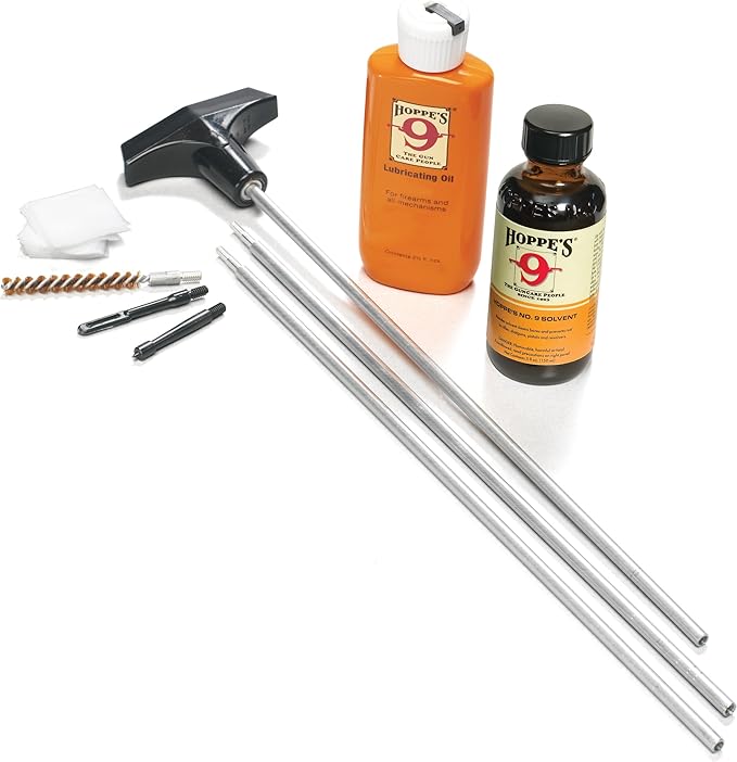Hoppe'sHoppes, Clamshell Kit w/Aluminum Rod, 22,222,223,224,225 Cal