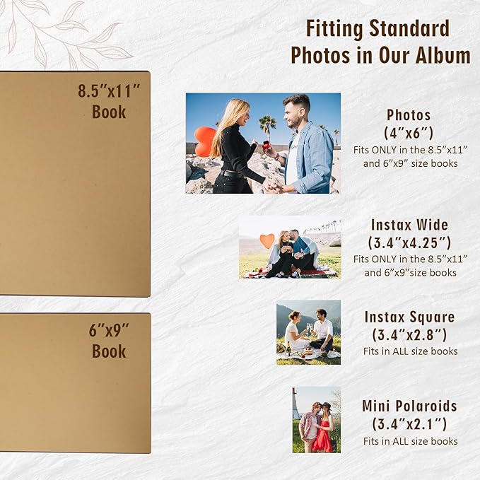 Custom Travel Scrapbook, Personalized Travel Photo Album with Wooden Cover, Adventure Book Scrapbook Keepsake Gifts, Vacation Photo Album to Hold Your Stories