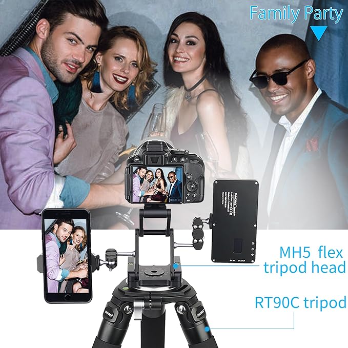 Magic Arm INNOREL M1 Universal Adjustable Aluminum Alloy Magic Arm with Dual Ball Head Articulating 1/4" Screw on Both Ends for Tripod/LED Light/LCD Monitor/Microphone/Phone Clip Load 6.6lb/3kg