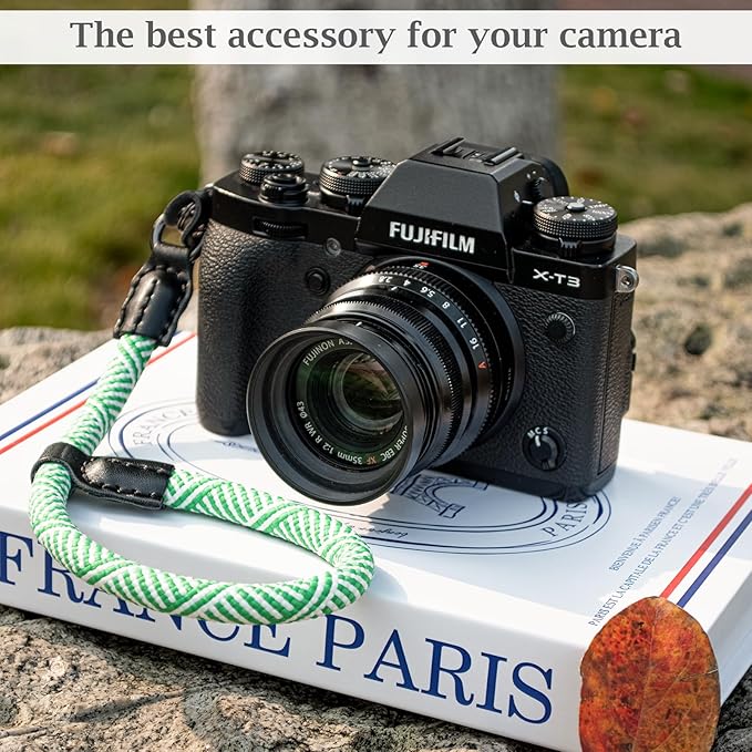 VOVMOEYA Rope Camera Wrist Strap,Camera Hand Strap Compatible with A6400 A6000 A7 IV,for Fujifilm X100V for Nikon Zf Z30 for Canon EOS R6 R7 R8 R10 Camera Wrist Straps for dslr