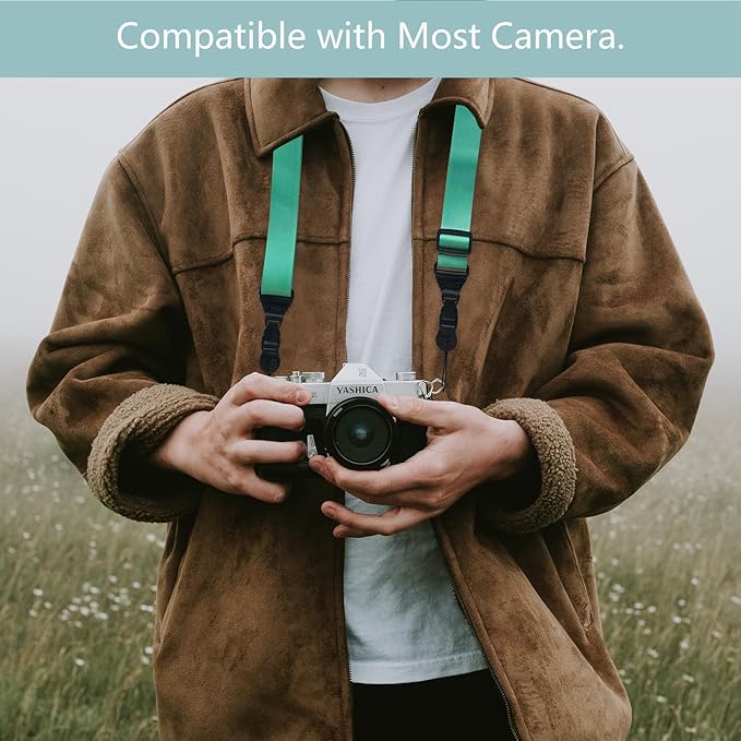 Adjustable Shoulder Strap:Comfortable iPad Strap Nylon Neck Lanyard for iPad/Samsung Tablet Case,Camera Binocular Crossbody Laptop Luggage Bag(Mint Green)