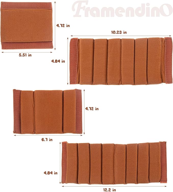 Framendino, 4 Pack Camera Bag Case Insert Partition Divider Dividers Inserts