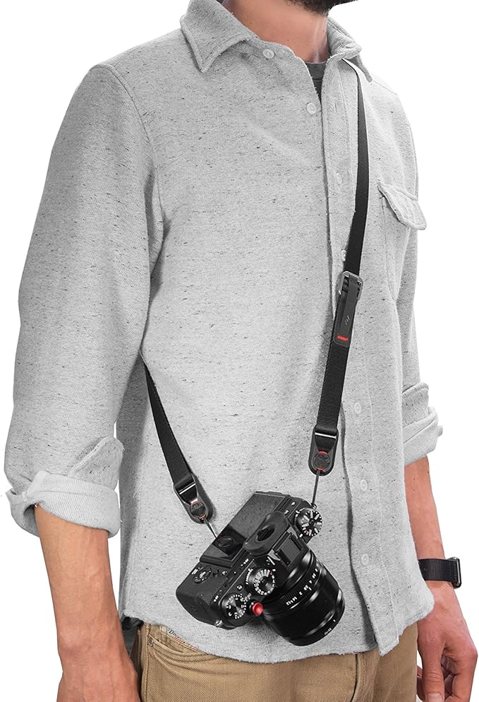 Peak Design Leash Camera Strap - Configurable as a Sling, Neck, Shoulder Strap or Safety Tether, Adjustable, Compact
