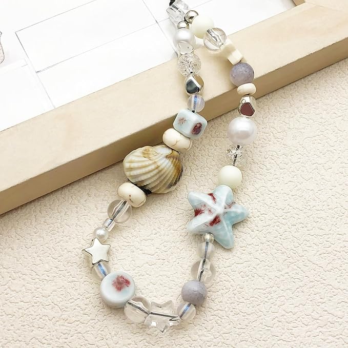 Beaded Camera Wrist Strap Cute Digital Camera Charm Lanyard Phone Chain Keychain Beaded Phone Lanyard Bag Charm
