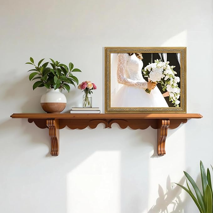 VIOLABBEY 11x14 Picture Frame Gold, Vintage Photo Frames Ornate without Mat for Tabletop or Wall Hanging