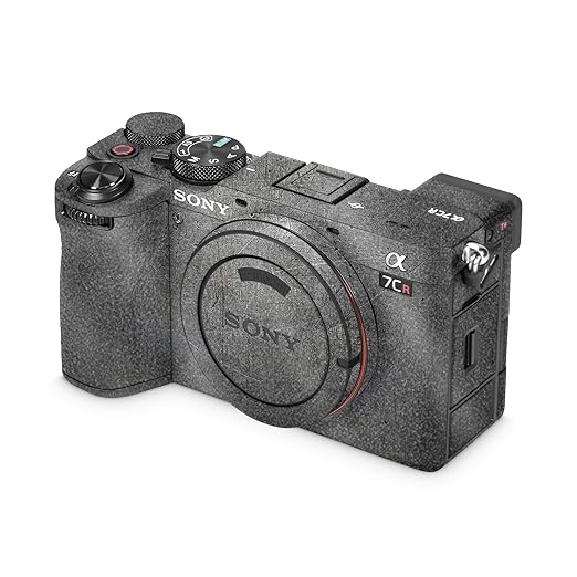 Glossy Glitter Camera Skin Compatible with Sony Alpha 7CR Camera (2023) - Scratched Up - Premium 3M Vinyl Protective Wrap Decal Cover - Easy to Apply | Crafted in The USA by MightySkins