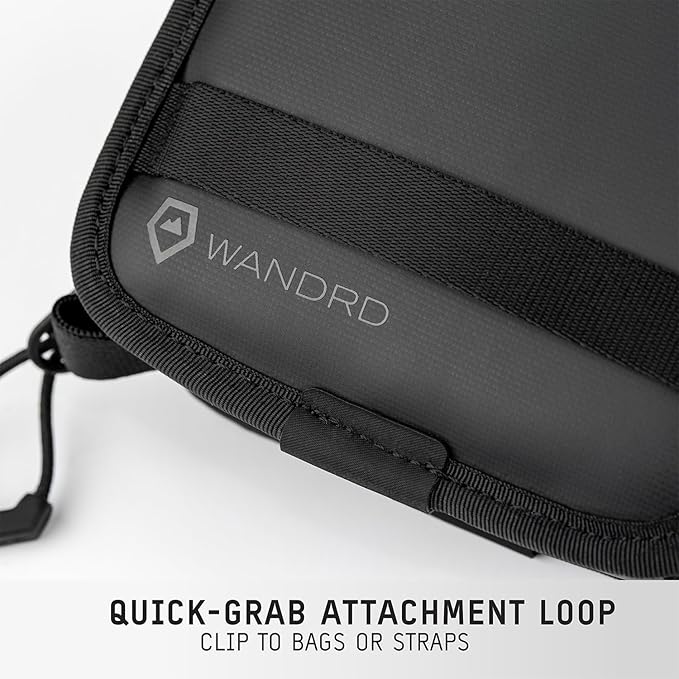 WANDRD Lens Filter Case - Store 4 Filters in Your Camera Backpack or Camera Case, Protect Photography Accessories from Scratches, Dust & Impact Traveling Bag (Sedona Orange)