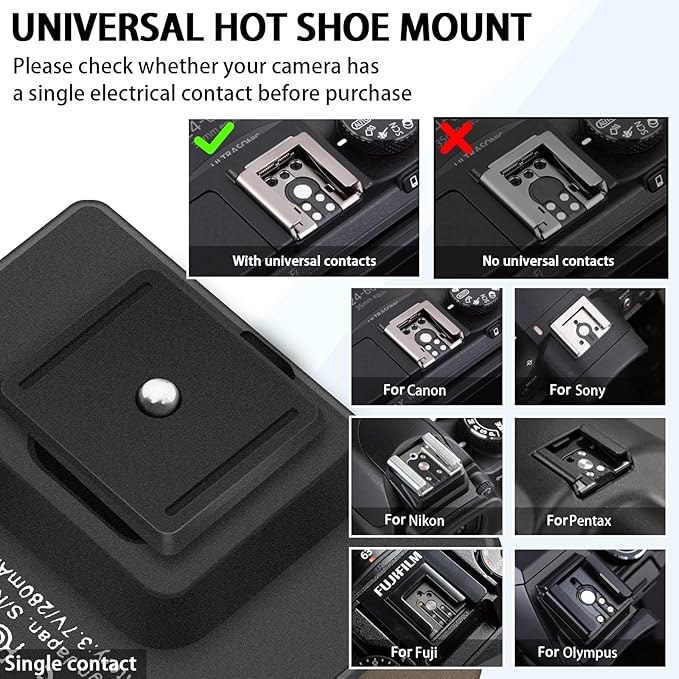 F1 Mini Camera Flash Camera Flash Speedlite for Ricoh (GR3/GR3X,etc.) Fuji/Sony ZV1/Nikon/Canon,Digital Film Cameras,Portable Mini hot Shoe Flashlight for DSLR Cameras.(Brown Rosegold)
