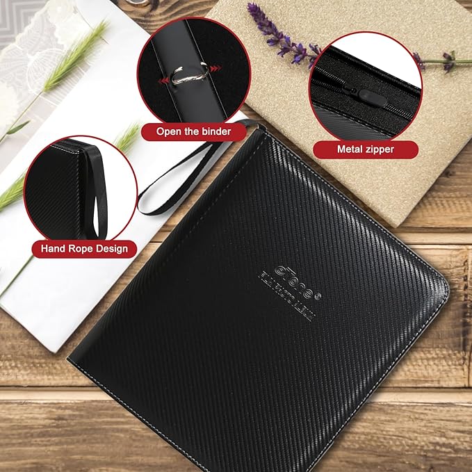 eTone Film Negative Storage Box Acid Free Archival Film Bag Album Protector 3 Ring Film Negative Sleeves Binder for 135 35mm 120 4x5 8x10 Negative Sleeves