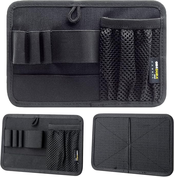 LIVANS Tactical Bag Insert Panel Organizer, Utility Admin Panel Hook and Loop Modular Organizer with Hook Fasteners for Packs Backpack or Messenger Bags