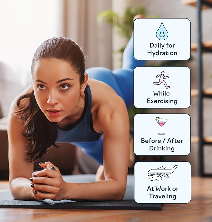 Feel Goods Hydration Hero, Sugar-Free Electrolyte Powder for Daily Hydration - Electrolytes Drink Mix with Magnesium, Potassium & Vitamins for Fasting & Energy - Keto, Vegan & Organic Flavors