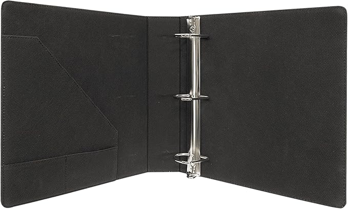 Custom Binder Personalized with Business or Name (Grey with Black)