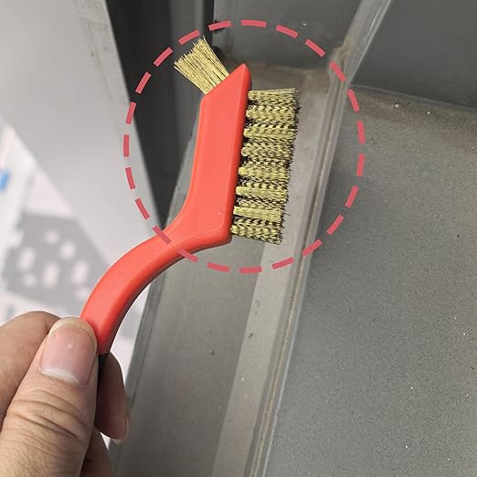 6 Pcs Brass Wire Cleaning Brush Set, Anti-Static Non-Scratch Polishing Brushes for Delicate Surfaces