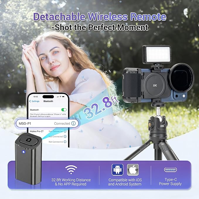 67mm CPL Filter Mount Kit with Magnetic Phone Camera Grip & Storage Pouch for iPhone 17 Air 16 15 14 Pro Max Accessories,Circular Polarizer Polarizing Lens Filter Adapter Set w Cold Shoe & 1/4'' Hole
