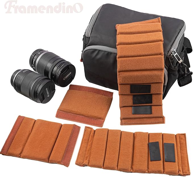Framendino, 4 Pack Camera Bag Case Insert Partition Divider Dividers Inserts