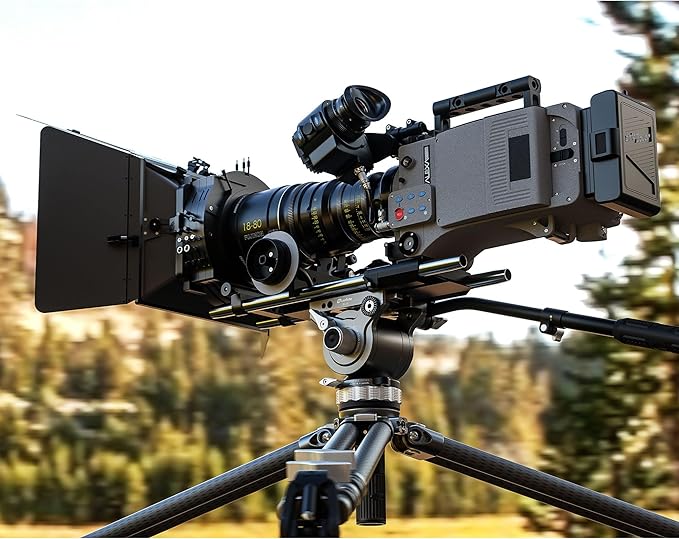 Leofoto Heavy Duty Video Camera Tripod Fluid Drag Pan Head with Arca Plate for DSLR Camera,Camcorders, 360° Rotating Tripod Head with Pan Lock, Load up to 33lbs (BV-20)