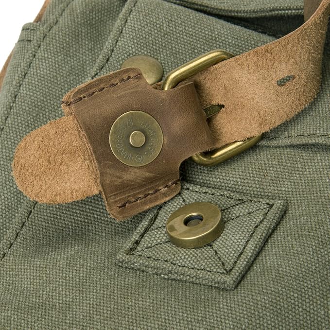 Men's Lightweight Vintage Waterproof Canvas DSLR SLR Shockproof Camera Shoulder Messenger Bag Sling Bag